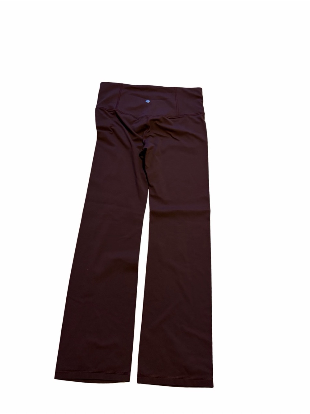 Athleta Elation Straight Leg Pant Medium Petite Burgundy Yoga Leggings M/P - Picture 2 of 3